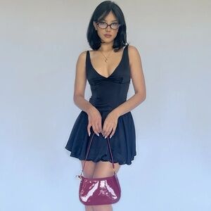 Anna & Lauren Small Black Lindsey Dress